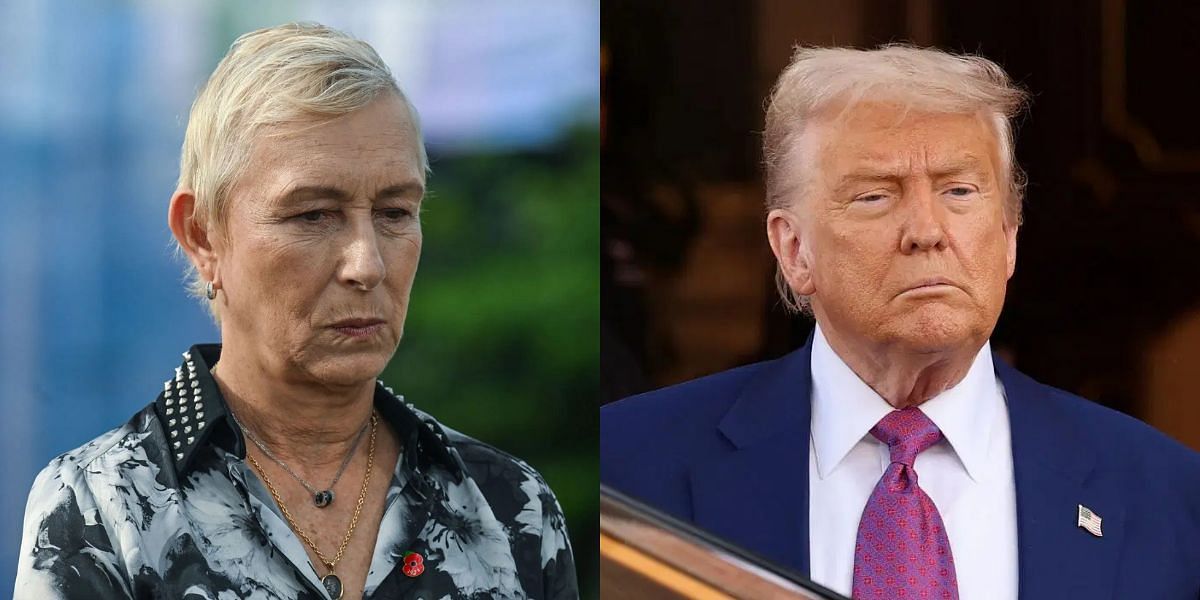 Martina Navratilova rejoices at reports of Donald Trump going 