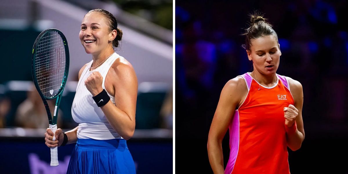 Amanda Anisimova vs Veronika Kudermetova is one of the second-round matches at the Italian Open 2025. (Photos: Getty)