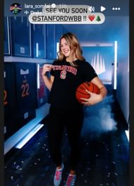 5-star Lara Somfai shows her excitement about heading to Stanford next season. (Credits: IG/ lara_somfai)