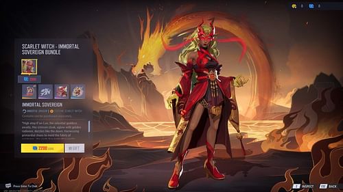 Scarlet Witch's latest bundle (Image via NetEase Games)