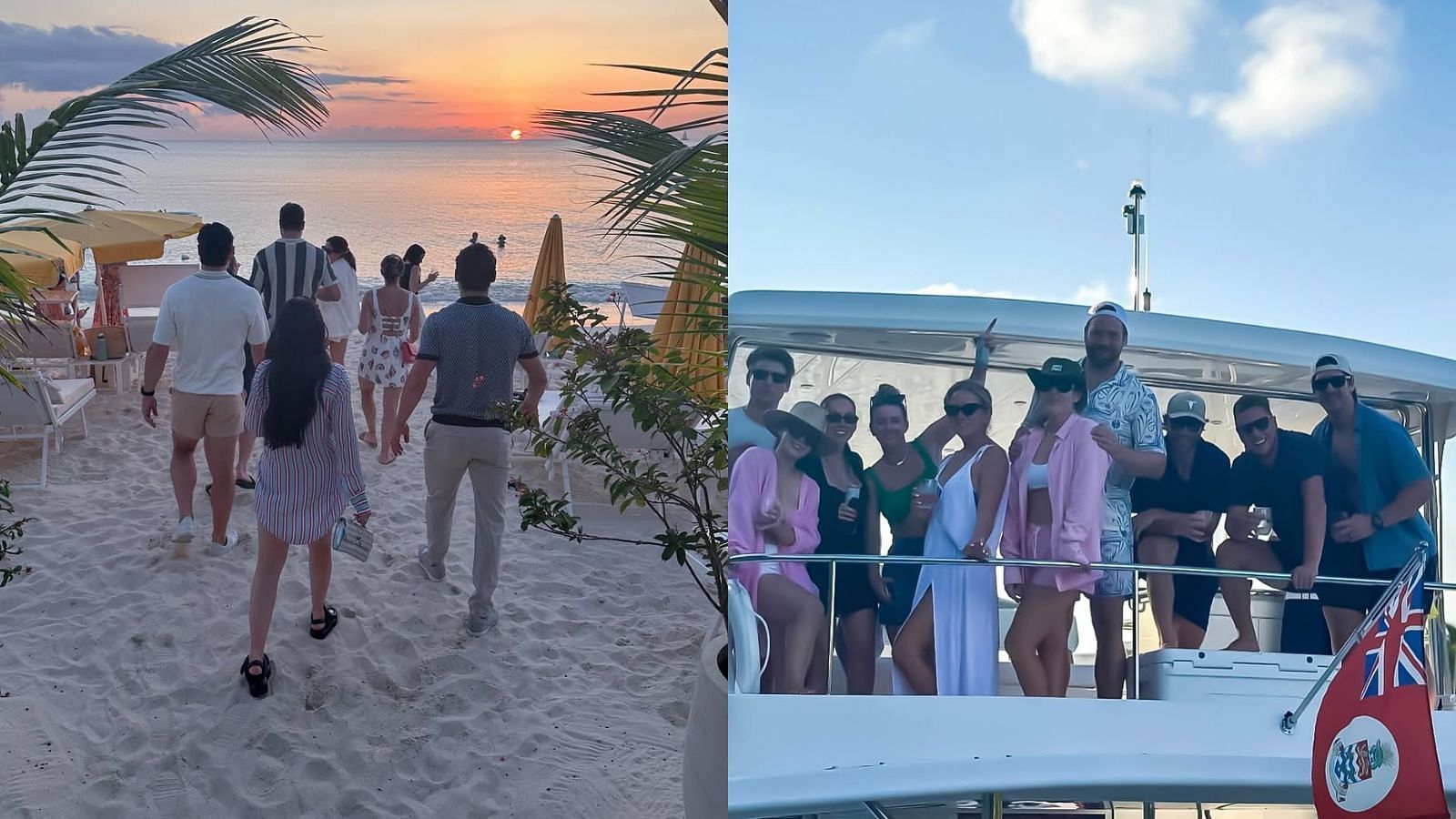 Victor Hedman, Brayden Point and others enjoy Cayman Islands trip with their wives