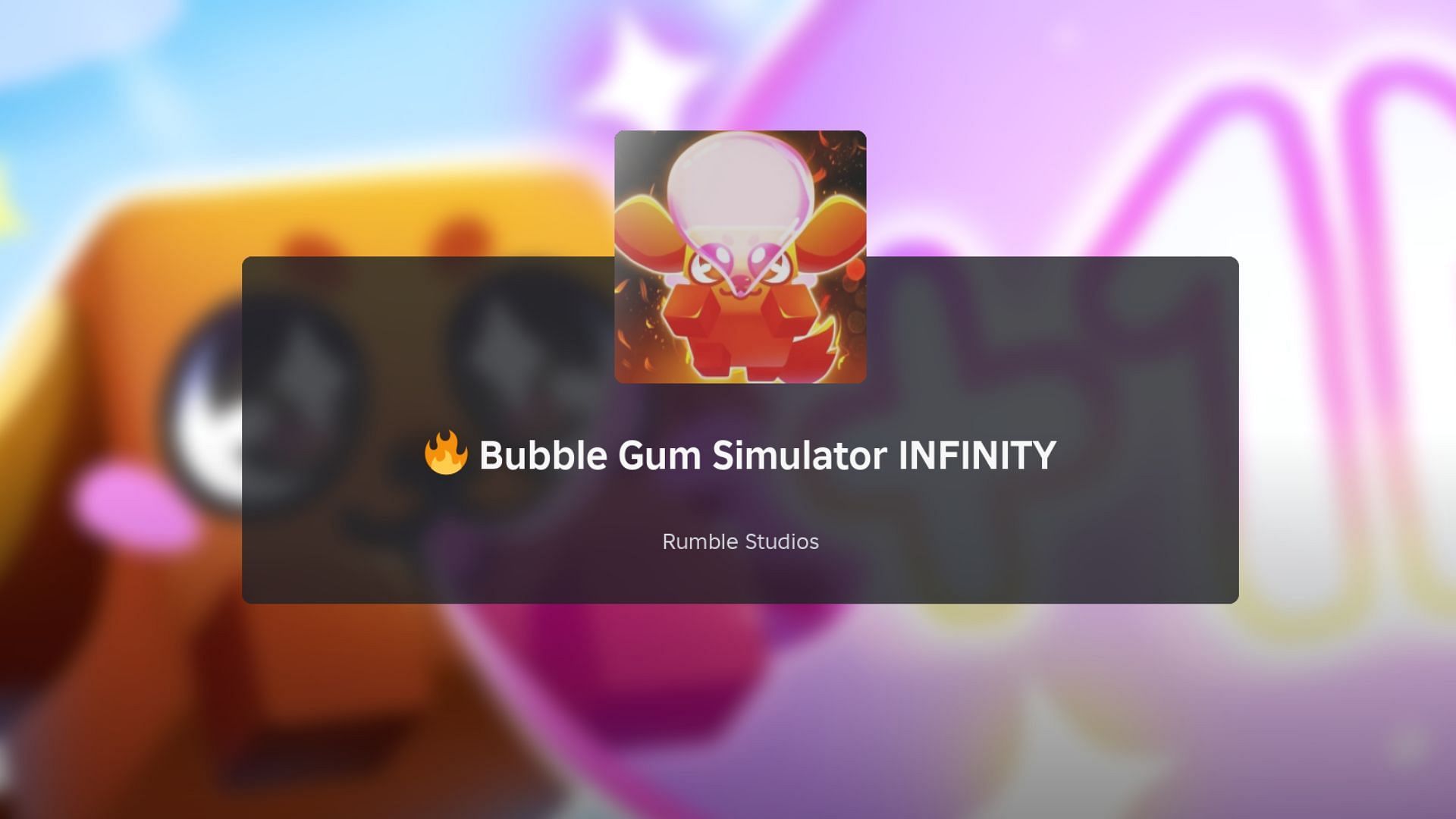 Bubble Gum Simulator Infinity loading screen