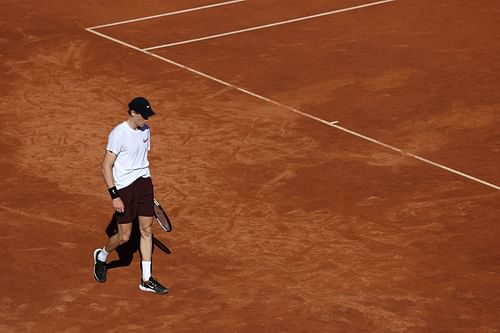 Jannik Sinner at the Internazionali BNL D'Italia 2025 - Day Two - Source: Getty