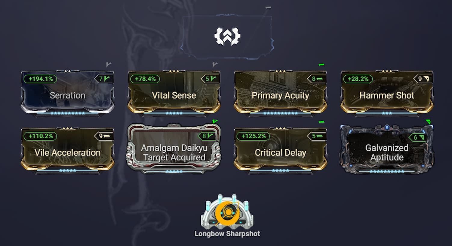 Daikyu Prime Acuity build (Image via Overframe)