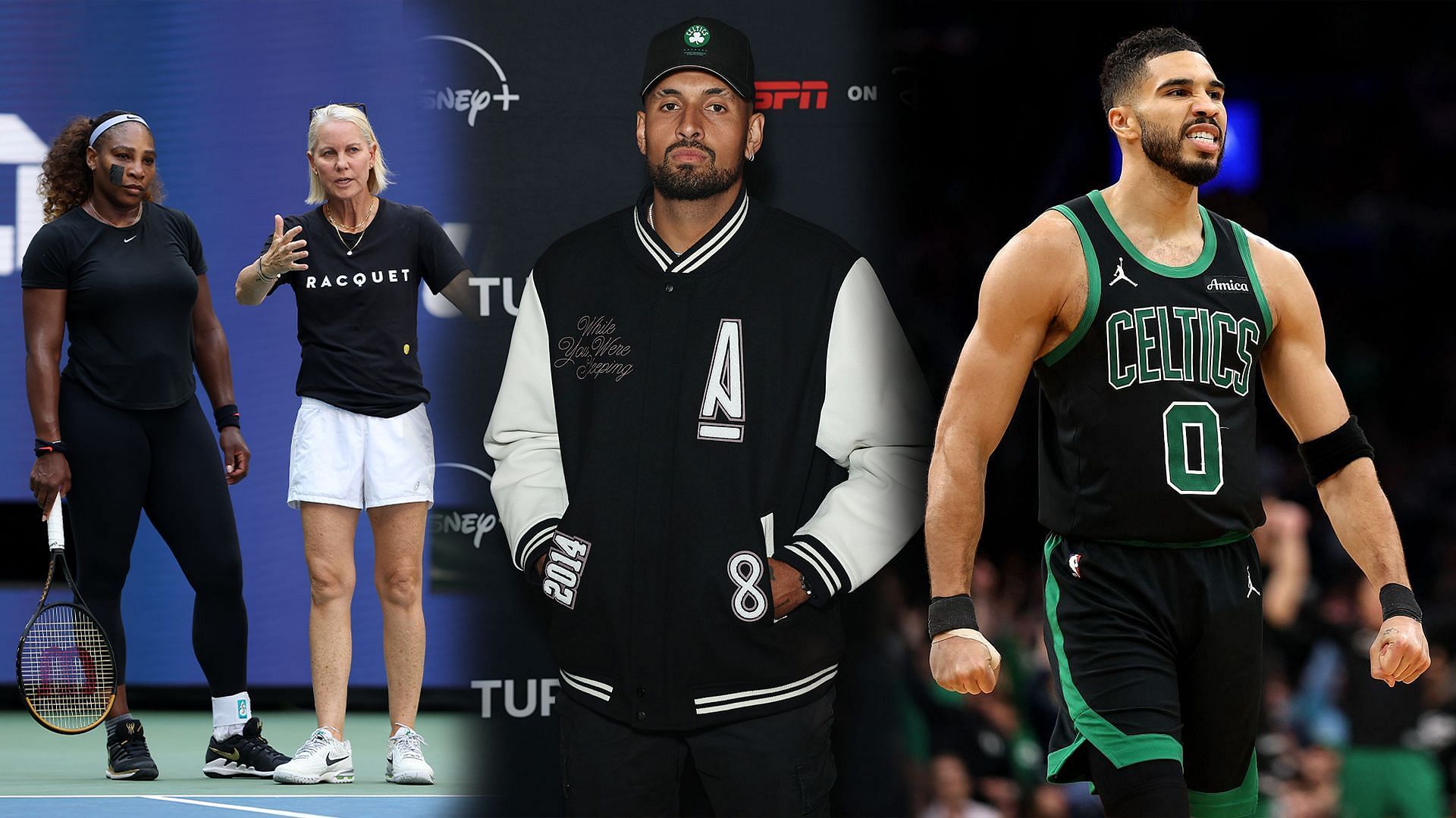Nick Kyrgios &amp; Rennae Stubbs concerned as Jayson Tatum suffers serious injury (Source - GETTY)