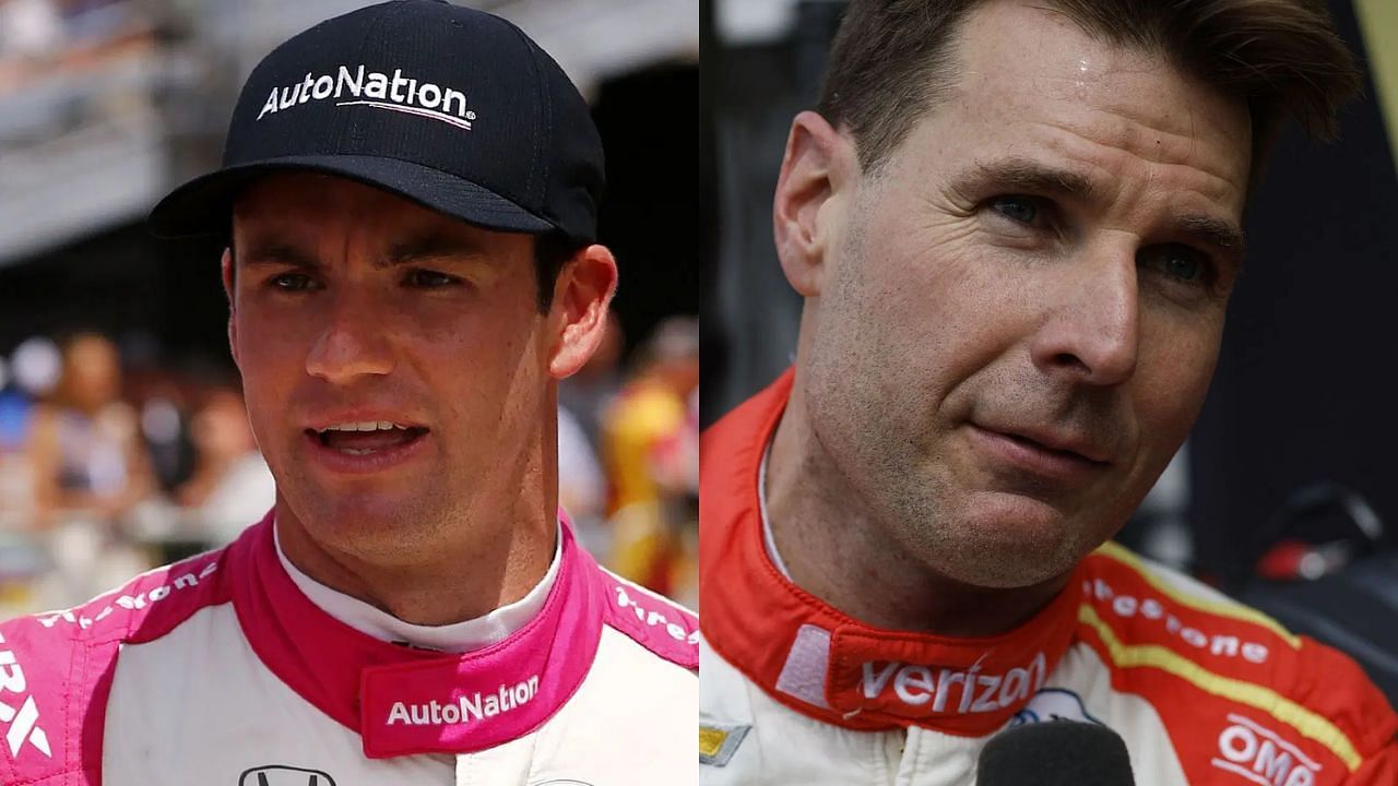 Kyle Kirkwood (L) and Will Power (R)