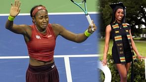 Coco Gauff sheds tears of joy after her basketball star cousin Cassidy graduates with special salute to Black community