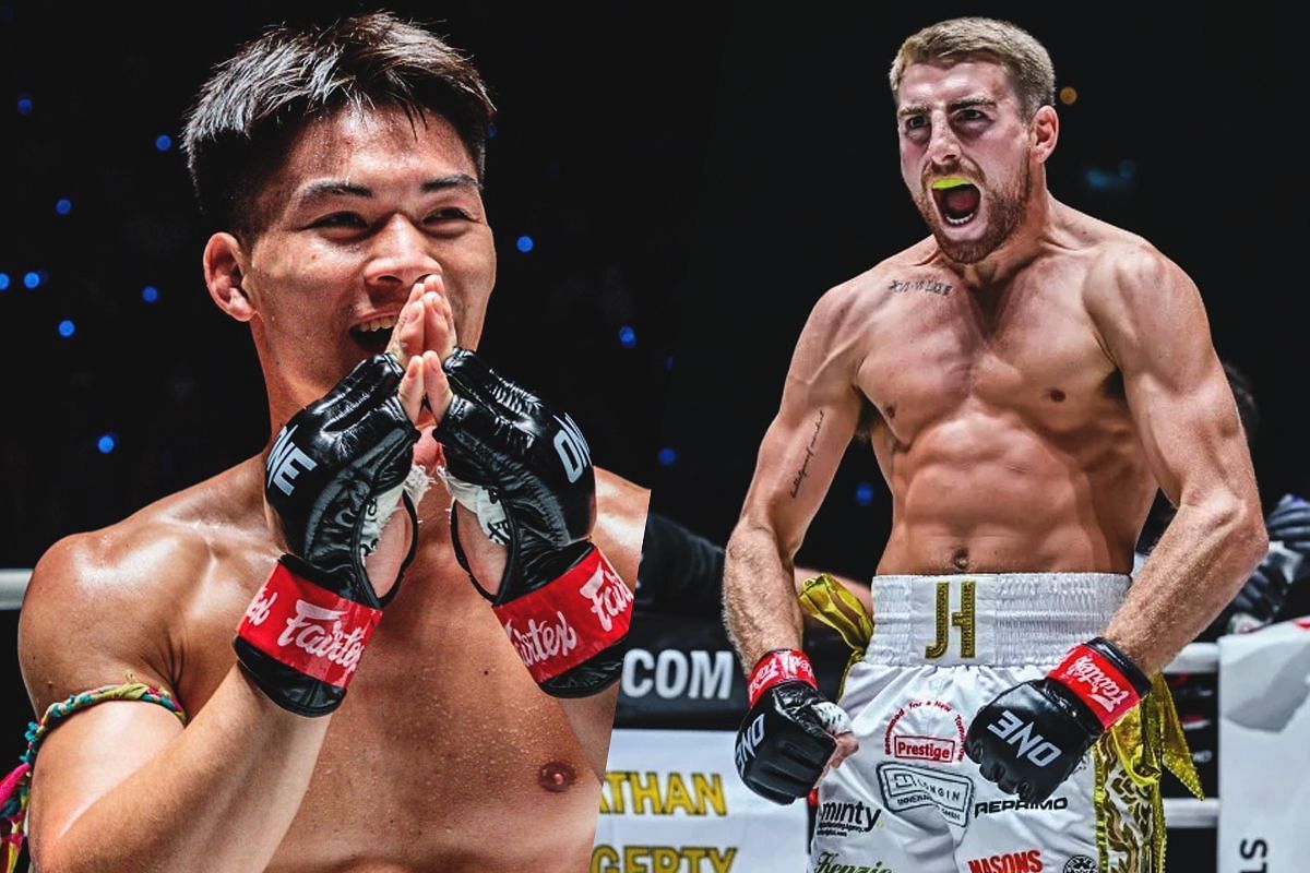 Rambolek (L) and Jonathan Haggerty (R) | Photo by ONE Championship