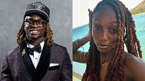 Ashton Jeanty's girlfriend Gabrielle Miller enjoys beach day with Raiders phenom days after Brock Bowers' "thick" comment