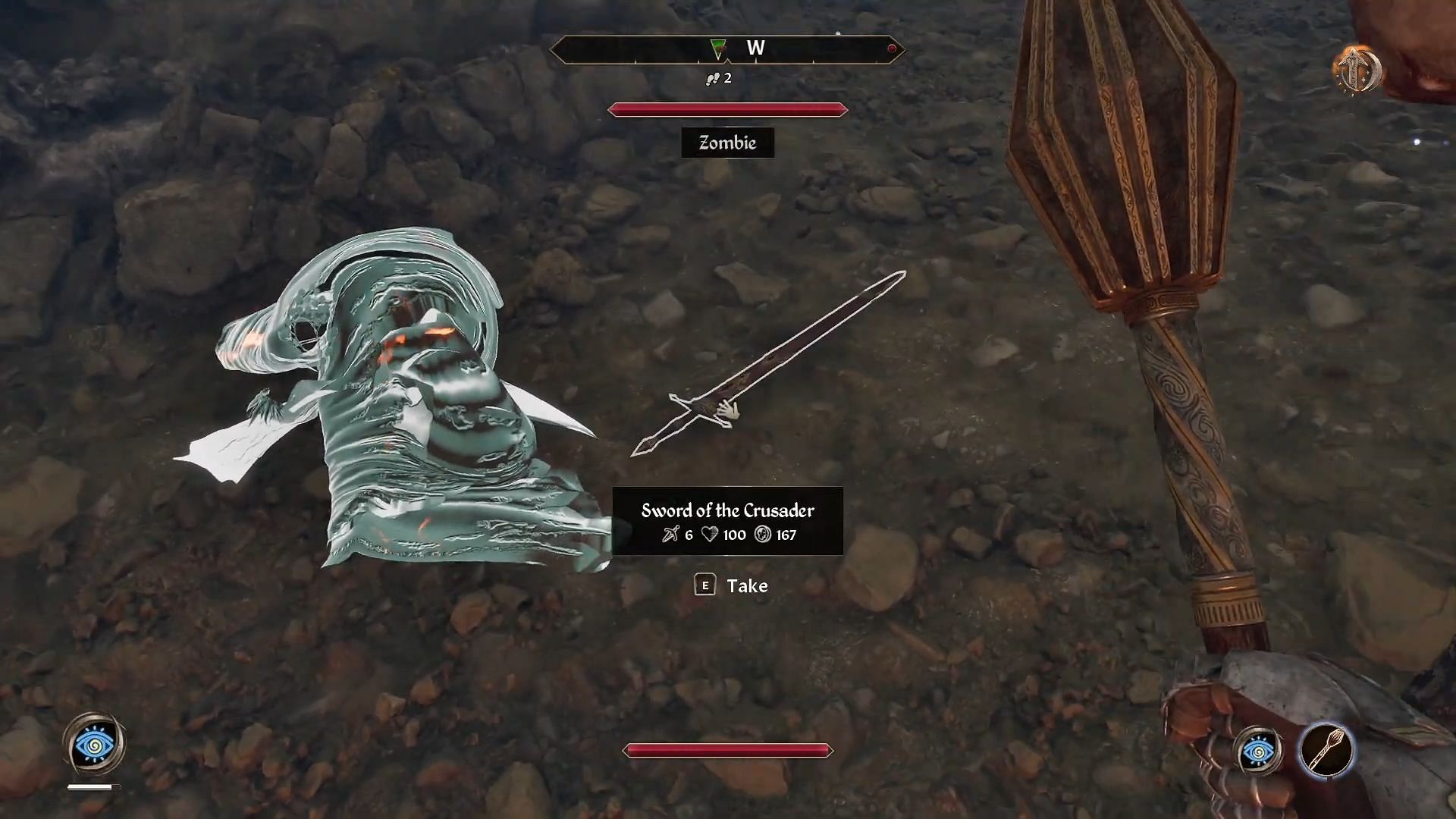 A guide to get the Sword of Crusador in Oblivion Remastered (Image via Bethesda Softworks || YouTube/@WoW Quests)