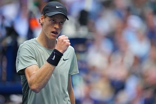 Jannik Sinner at the 2024 US Open (Source: Getty)