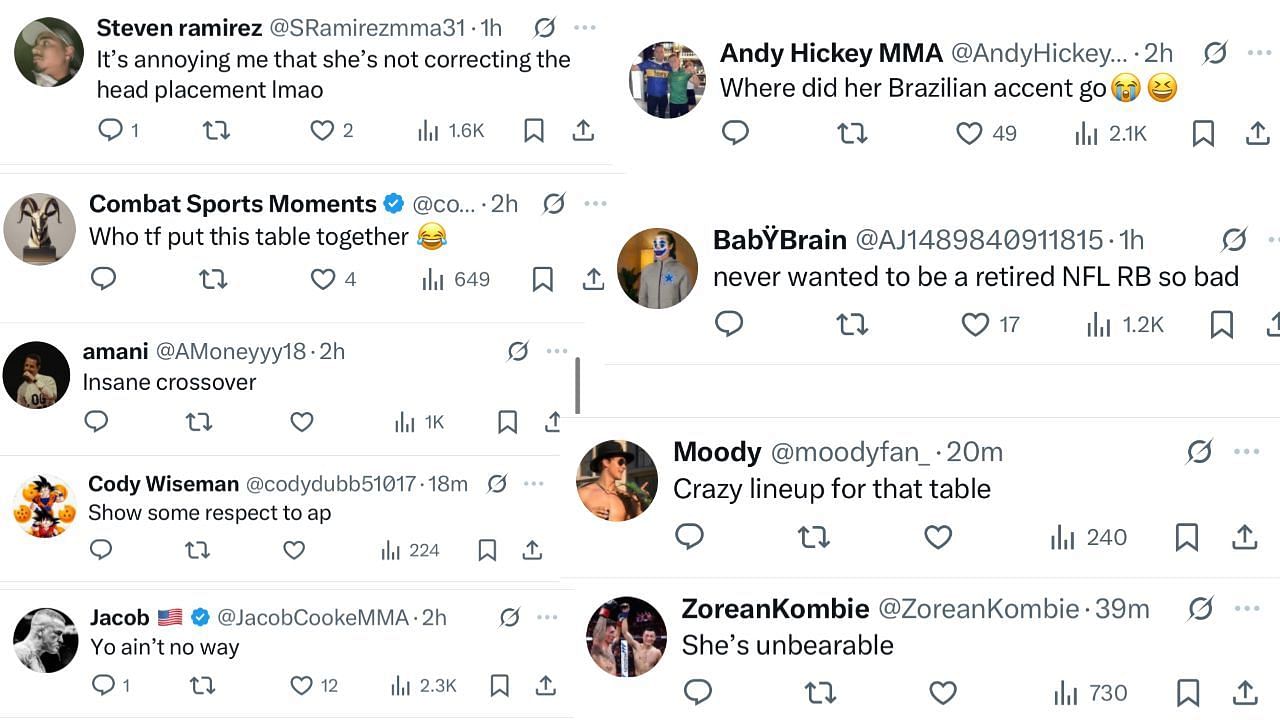 Fan comments. [Screenshots courtesy:@jedigoodman on X]