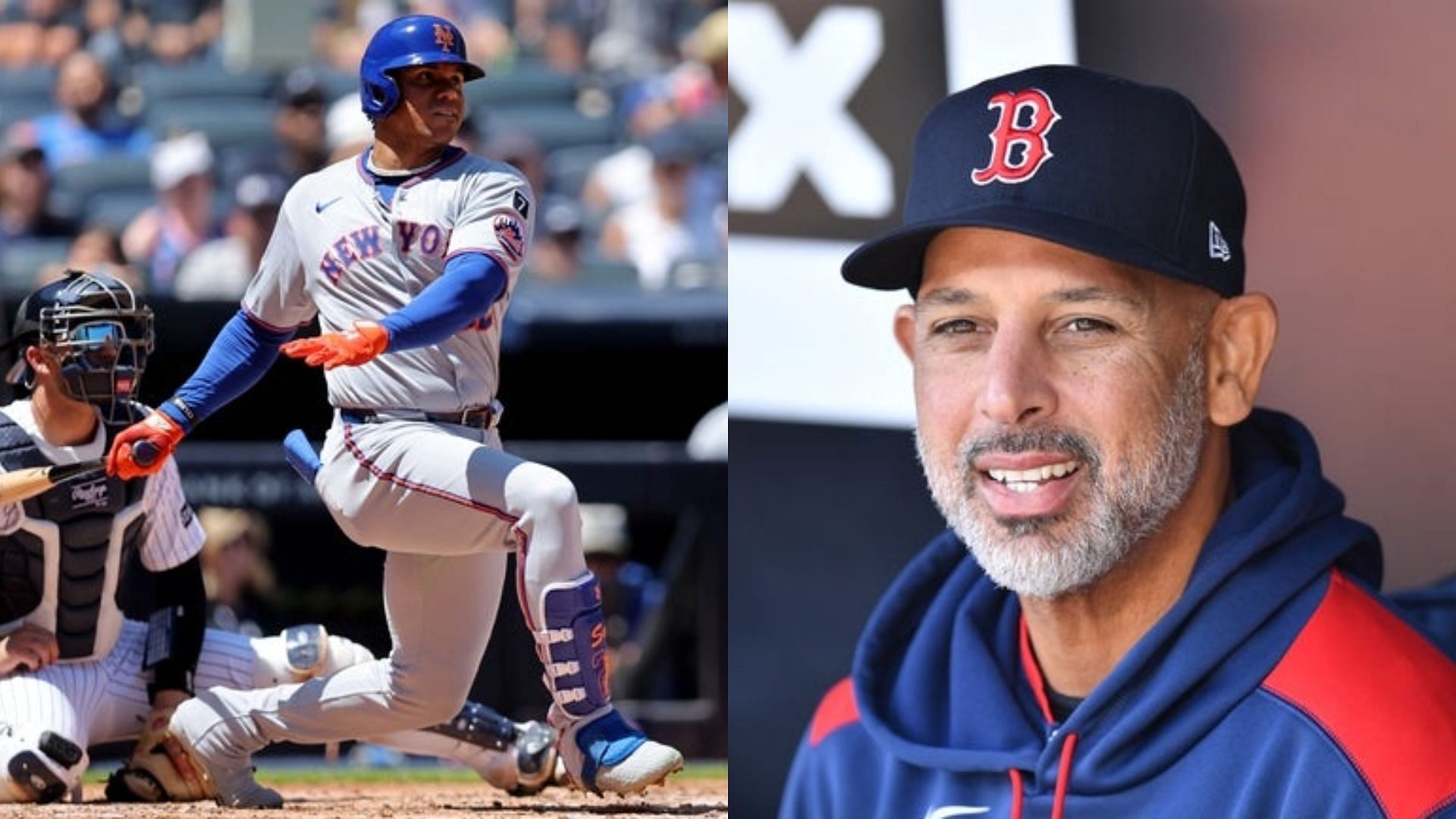 New York Merts Slugger Juan Soto &amp; Boston Red Sox Manager Alex Cora