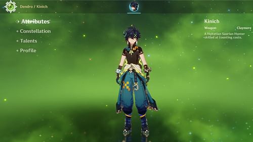 Kinich in-game (Image via HoYoverse)
