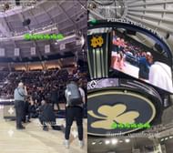 Niele Ivey hyped up former Notre Dame players during introductions. - Source: Instagram/@irishcoachivey