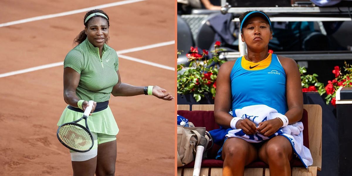 Serena Williams (left), Naomi Osaka (right), Sources: Getty