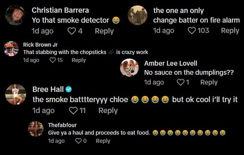 Fans react to Kitts' TikTok video | via @chloe.kitts6