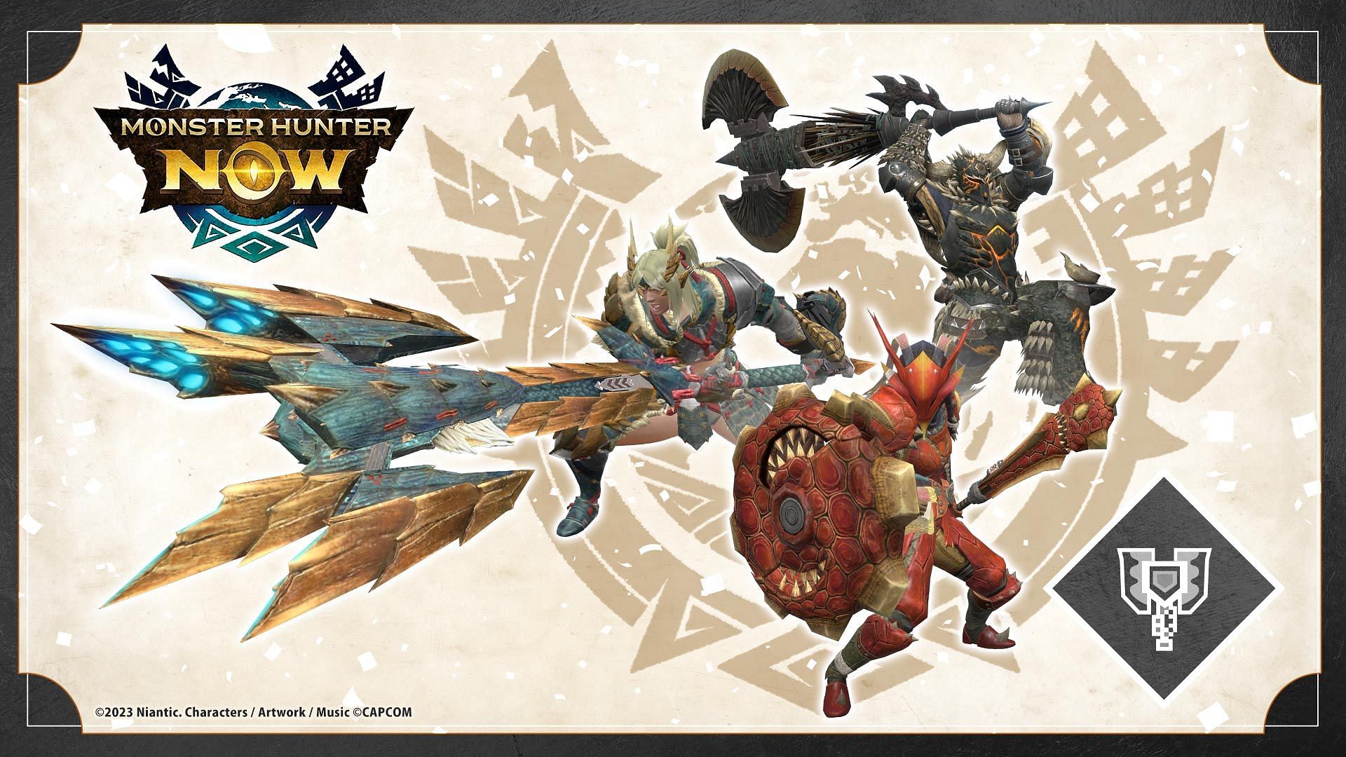 The Monster Hunter Now Even Happier Charged Blade Hunting event is arriving soon (Image via Niantic))