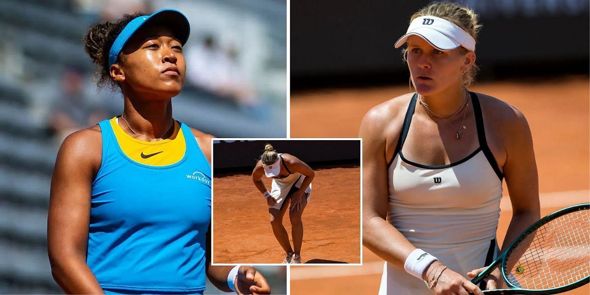 Peyton Stearns throws up on court multiple times during Italian Open 4R upset win over Naomi Osaka | Image Source: Getty