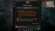 Here's what Tidal Aspect does (Image via Blizzard Entertainment)