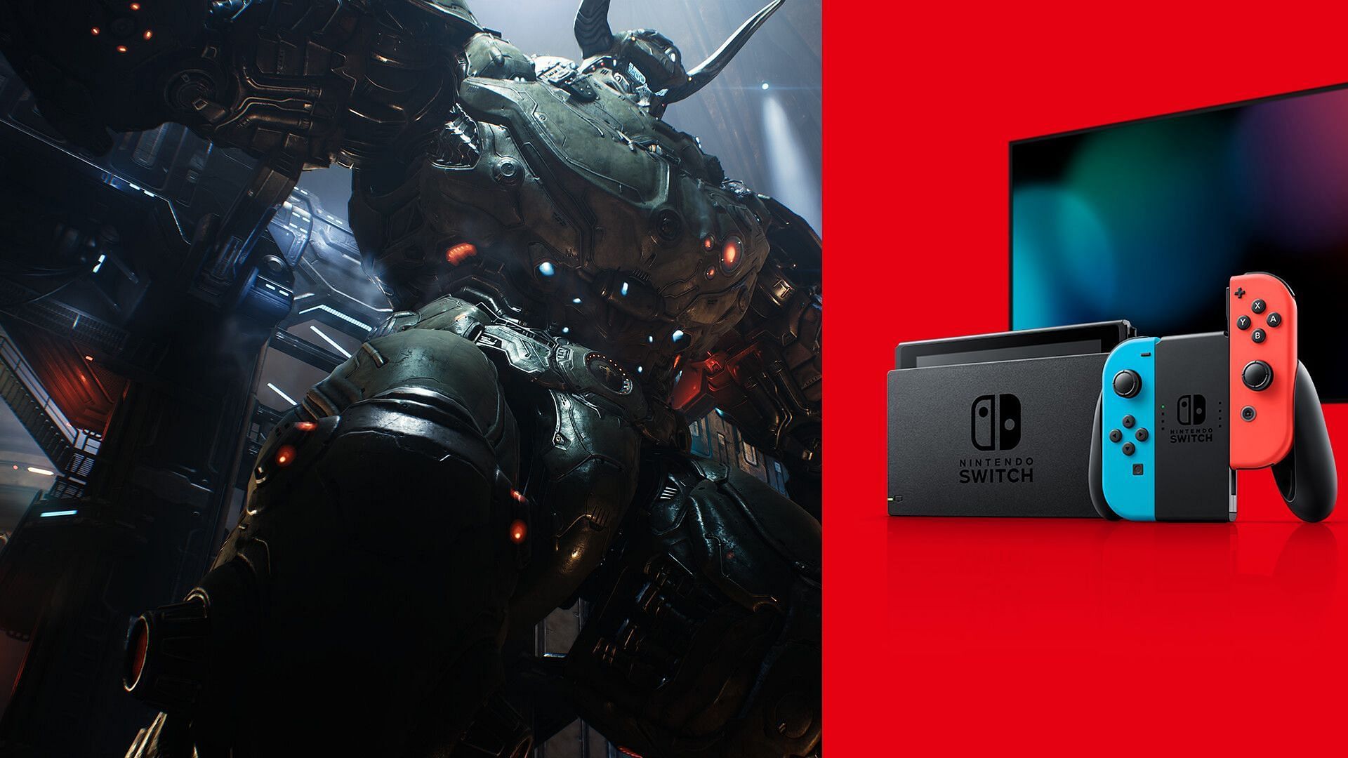 Exploring whether the new Doom title will arrive on Nintendo Switch or not (Image via Bethesda &amp; Nintendo)