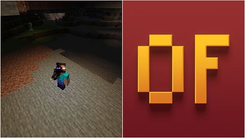 OptiFine was one of the first mods to bring dynamic lighting effects (Image via Sportskeeda Gaming || Mojang Studios || OptiFine)