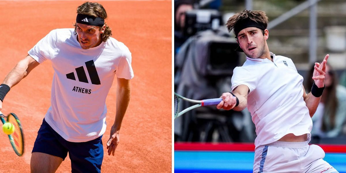 Stefanos Tsitsipas (L) vs Tomas Martin Etcheverry (R) preview, (Source: Getty Images)