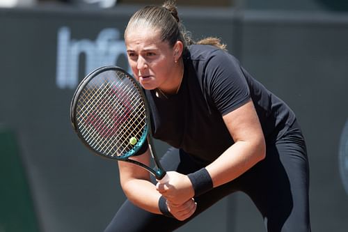 Jelena Ostapenko at the French Open 2025. (Photo: Getty)