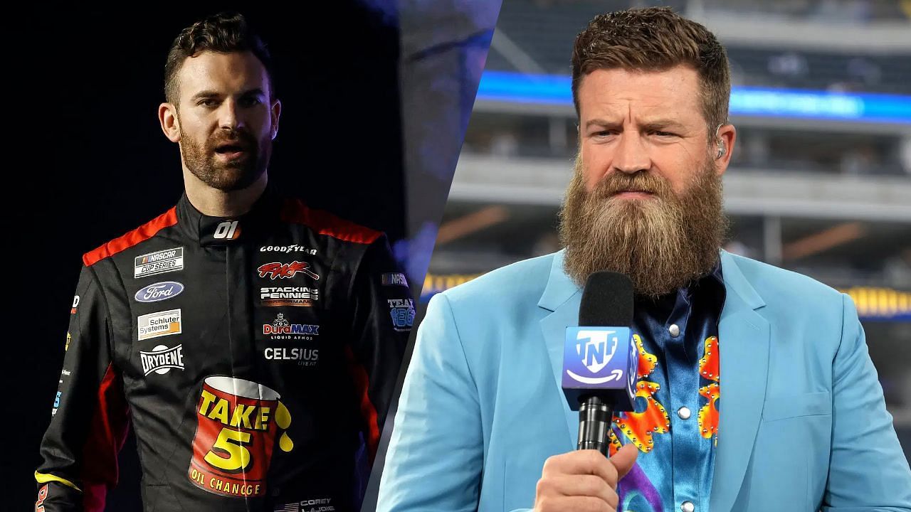 Corey LaJoie (L) and Ryan Fitzpatrick (R) - Images via Imagn
