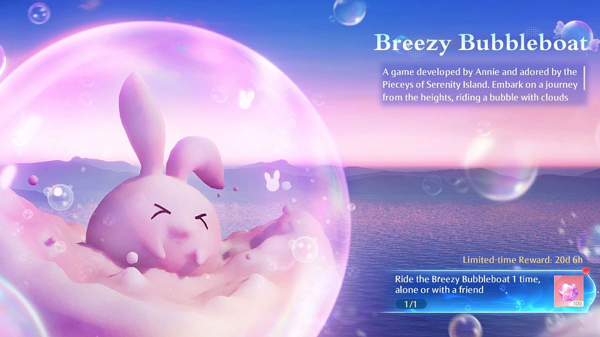 How to ride the Breezy Bubbleboat in Infinity Nikki