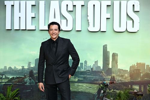 Gabriel Luna at 'The Last Of Us' season two UK Premiere - VIP Arrivals (Image via Getty)
