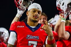 Deion Sanders' QB1 prospect Kaidon Salter steals spotlight at Thunder vs Nuggets NBA game