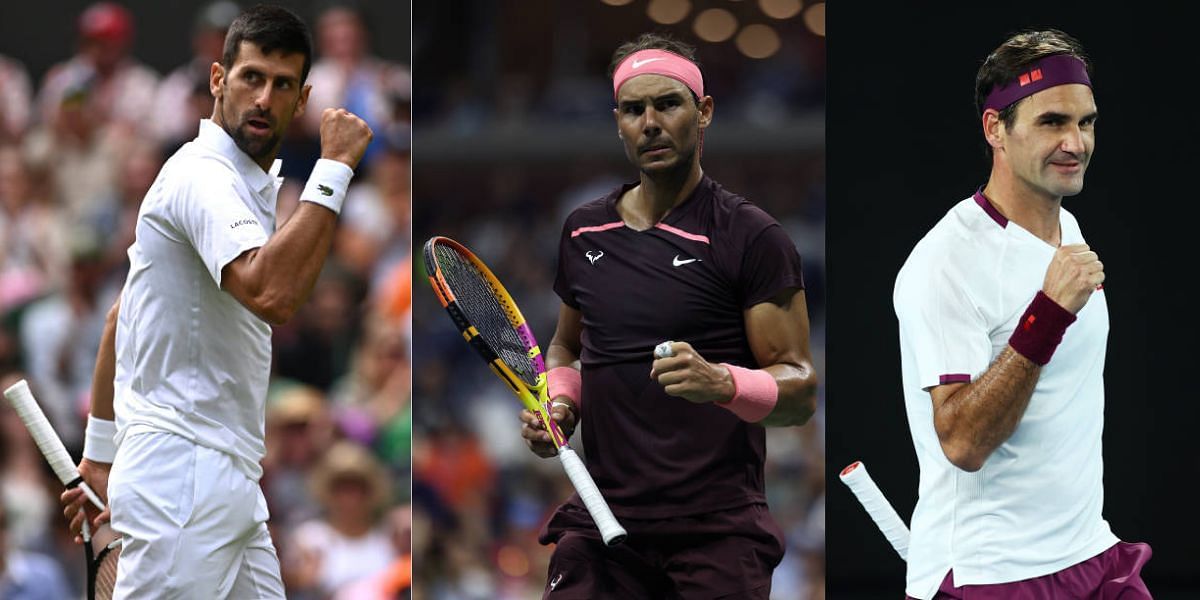 Novak Djokovic, Rafael Nadal, Roger Federer
