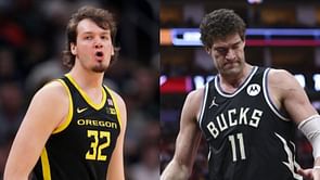 Analyst Jonathan Givony compares Oregon standout Nate Bittle to Milwaukee Bucks' $48,000,000 superstar ahead of NBA draft