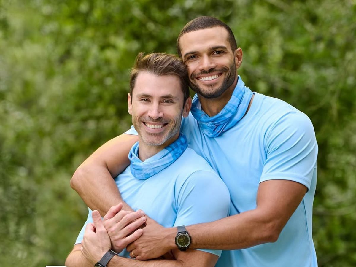 The Amazing Race team Brett and Mark
