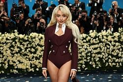 “Why is he wearing pants then”- Netizens react as Sabrina Carpenter reveals Pharrell Williams gave her a ‘no pants’ look because she is short