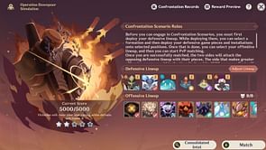 Best strategy and layouts for Confrontation Scenario in Genshin Impact