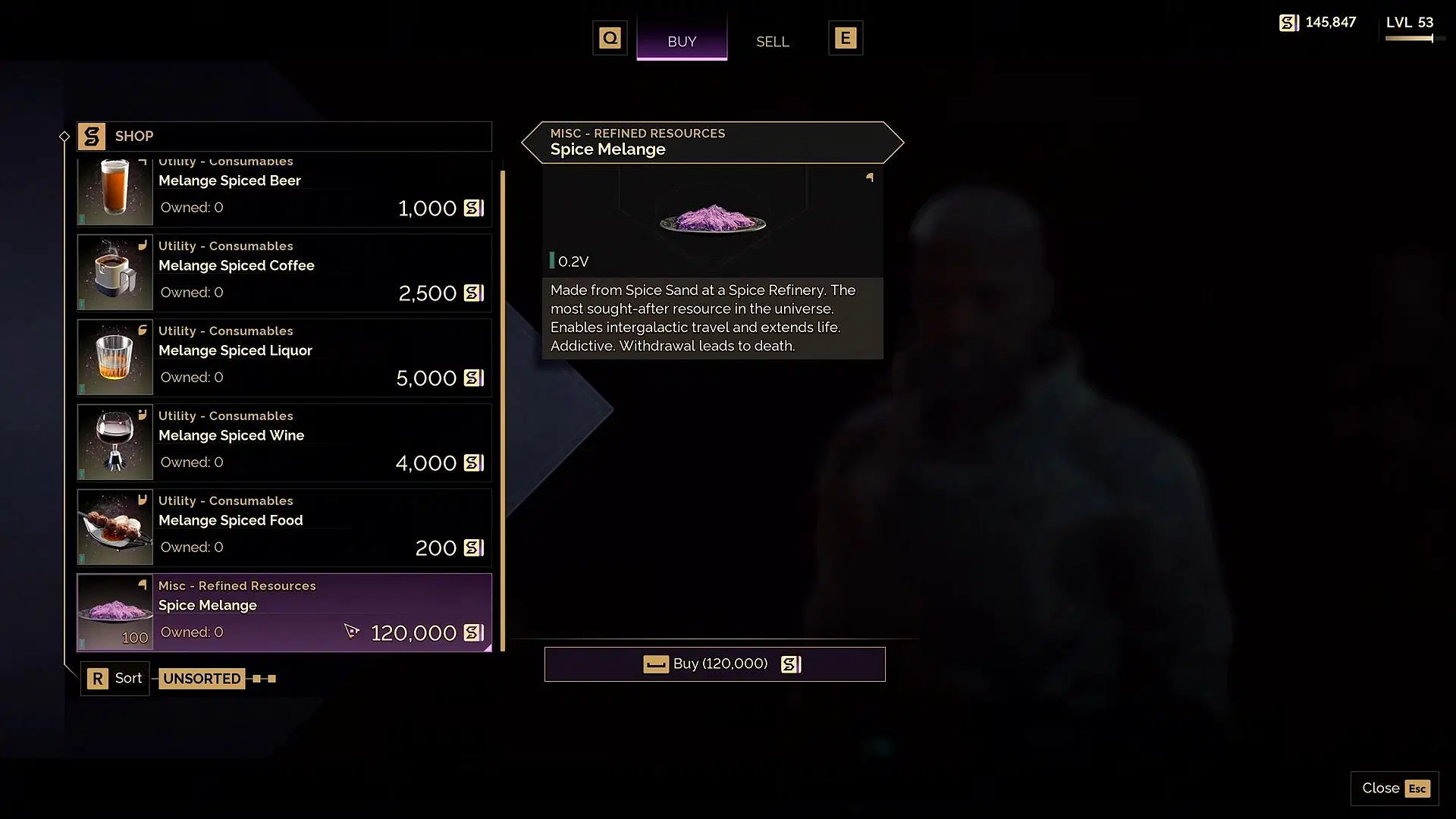 Buy Spice if you don&#039;t want to harvest it (Image via Funcom)