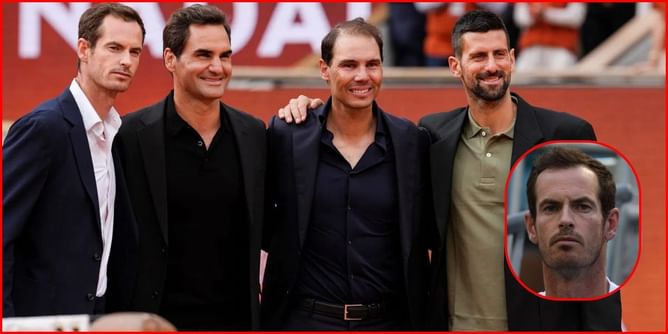 "Not on same level as Nadal, Federer, Djokovic" - Podcasters poke fun at Andy Murray's 'participation trophy' invite to Nadal's French Open farewell