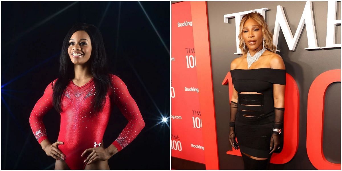 Gabby Douglas and Serena Williams