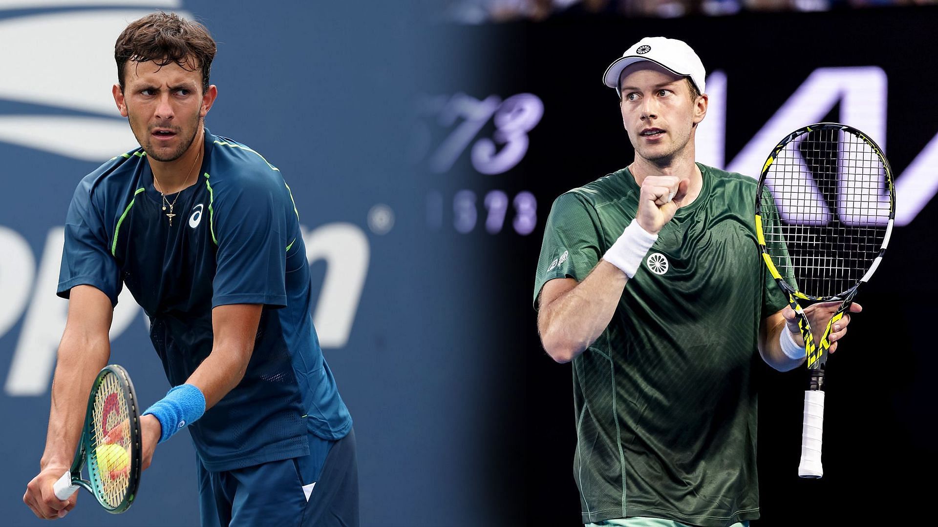 Emilio Nava vs Botic van de Zandschulp is one of the first-round matches at the French Open 2025. (Photos: Getty)