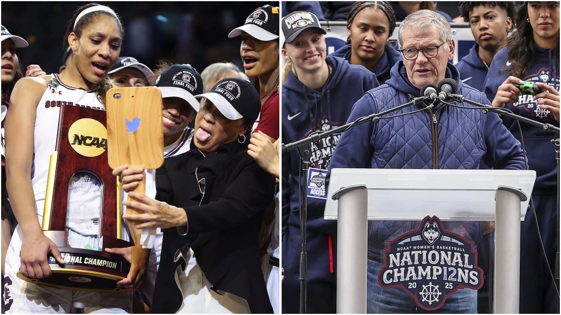WNBA fans react as Dawn Staley takes thinly-veiled shot at Geno Auriemma over viral A