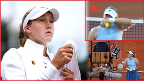 WATCH: Mirra Andreeva breaks down in tears after heated argument with umpire over shock snub at Italian Open