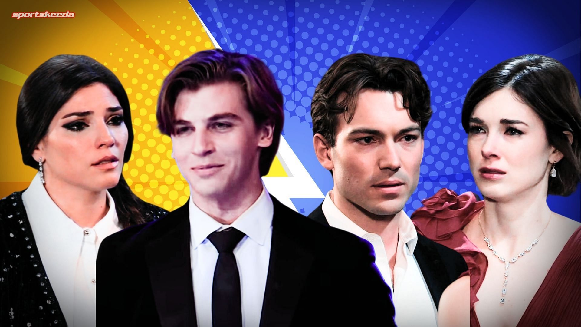 Brook Lynn, Gio, Michael, and Willow from General Hospital [Custom cover edited by Sportskeeda (Original image via ABC)]