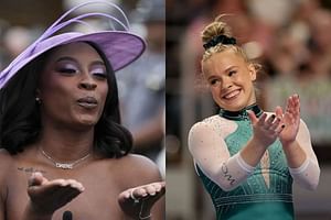 Simone Biles enjoys adorable reunion with Paris Olympic teammate Joscelyn Roberson and other young gymnasts