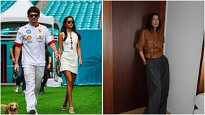 Charles Leclerc's girlfriend Alexandra Saint Mleux reacts to Carlos Sainz's partner Rebecca Donaldson's latest post