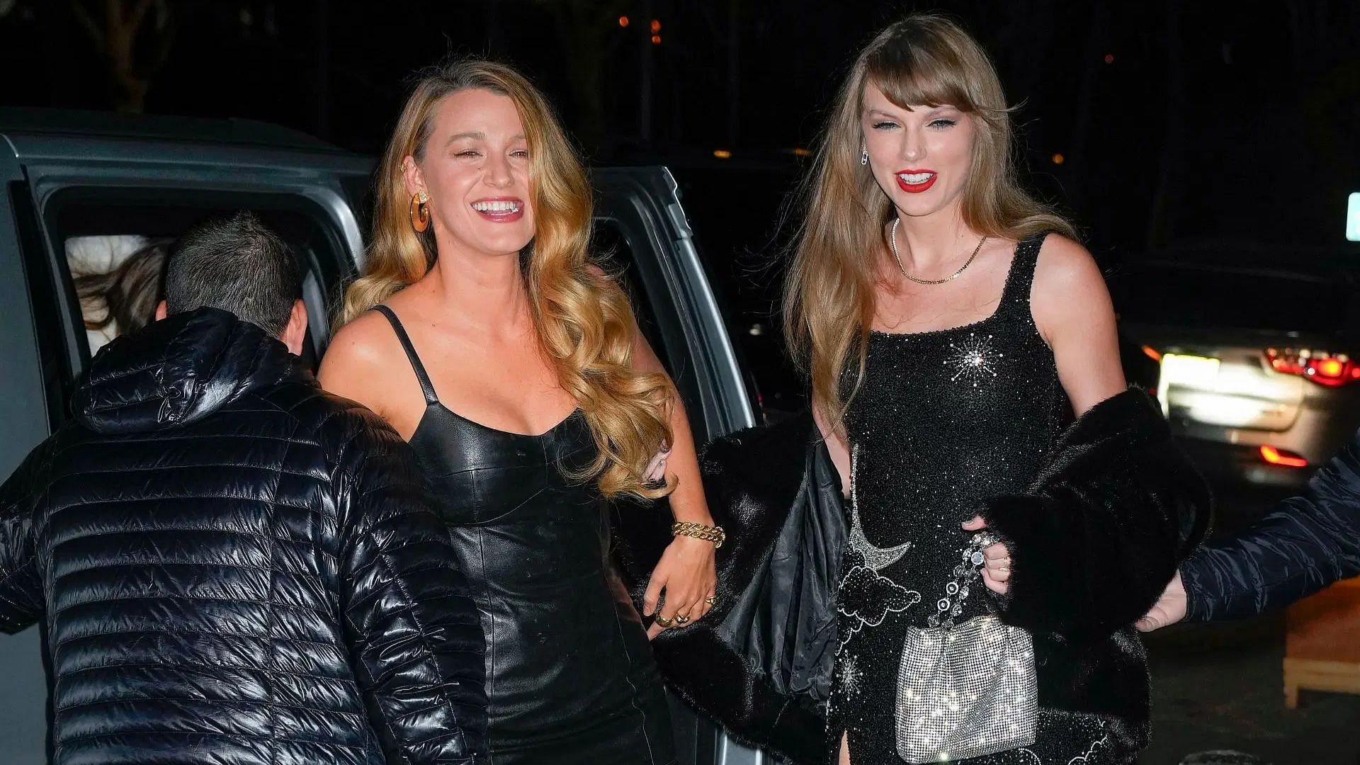 Blake Lively and Taylor Swift in New York City - December 13, 2023 (Image via Getty)