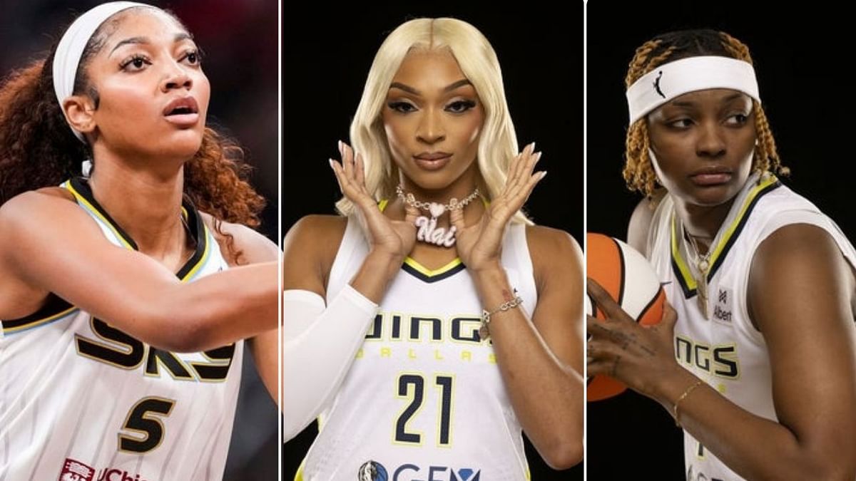 "She's a 10": Angel Reese, NaLyssa Smith, Cameron Brink & more gush over DiJonai Carrington nailing cowgirl chic