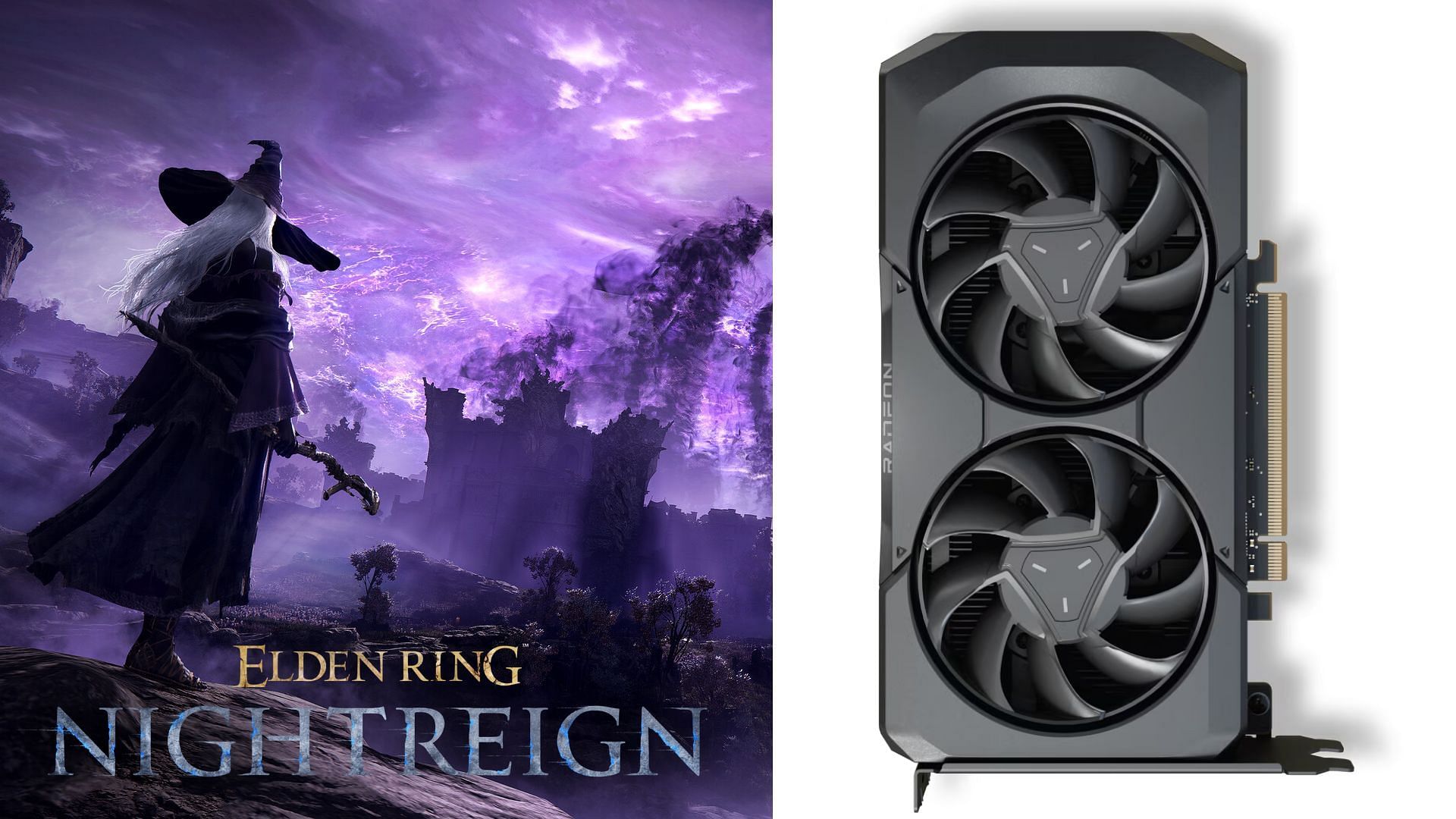 The AMD RX 7600 and 7600 XT are decent 1080p gaming GPUs for playing Elden Ring Nightreign (Image via FromSoftware and AMD)
