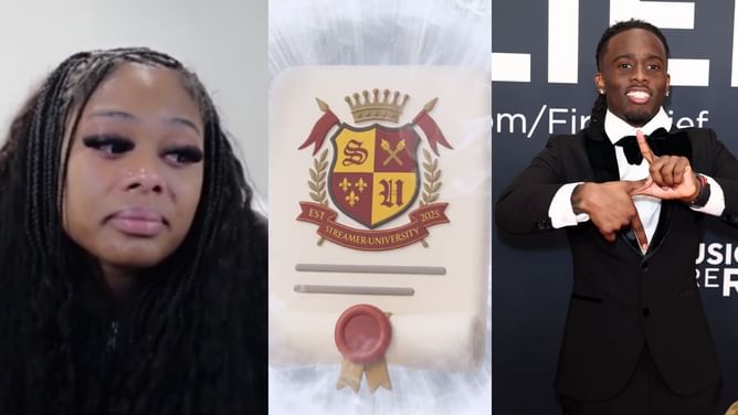 Zoe Spencer gets emotional on stream after getting rejected by Kai Cenat's Streamer University
